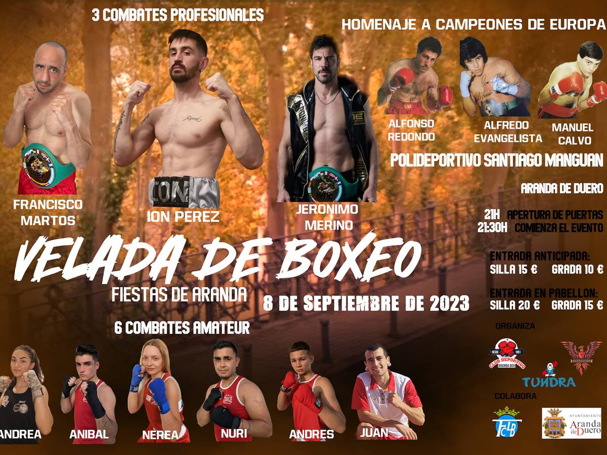 La velada boxeo de Fiestas ya tiene cartel
