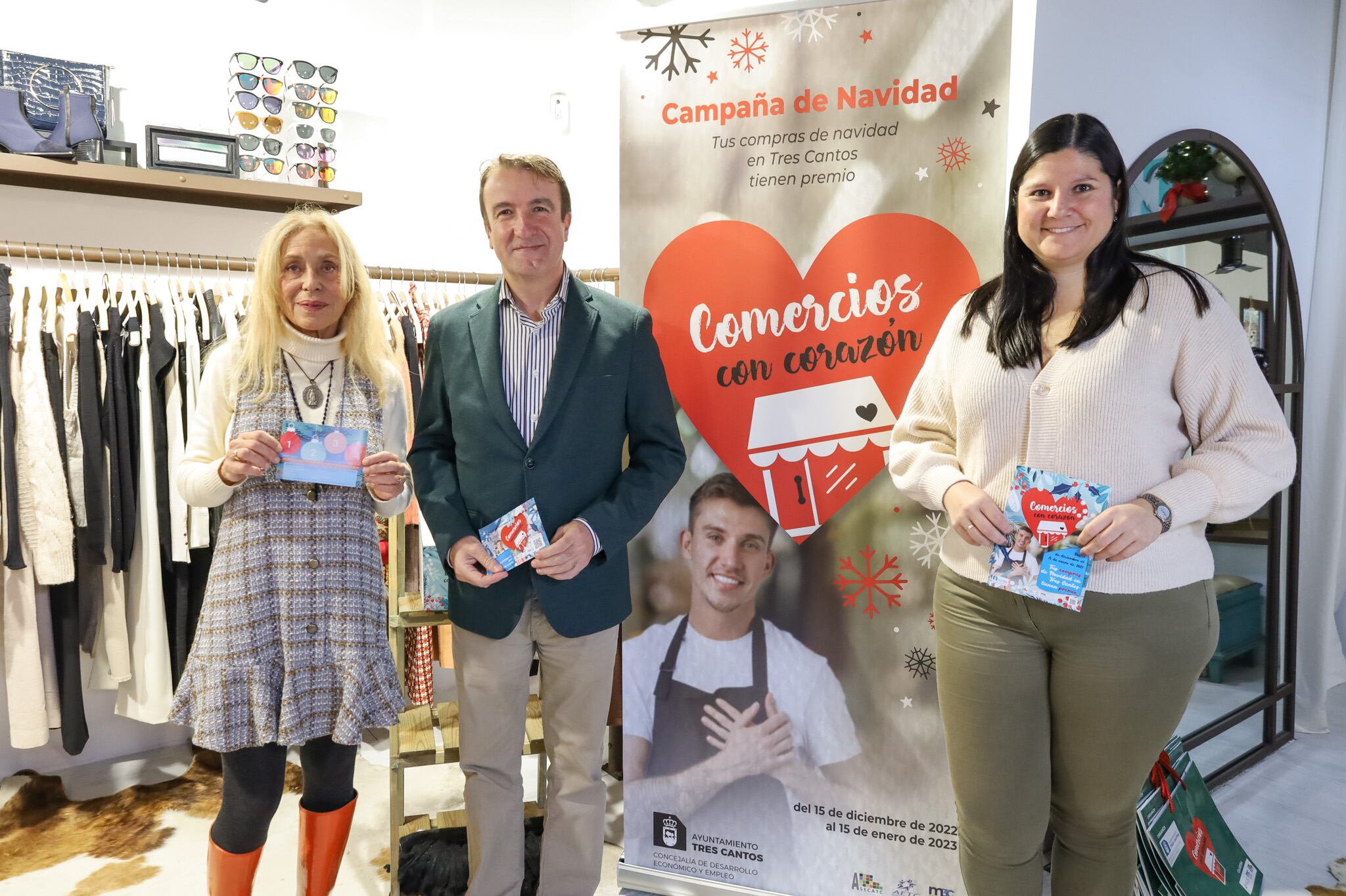 Presentación de la campaña “Comercios con Corazón” de Tres Cantos