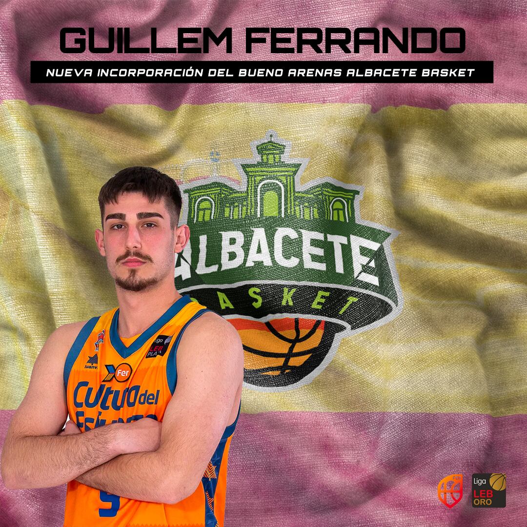 Guillem Ferrando llega al Albacete Basket