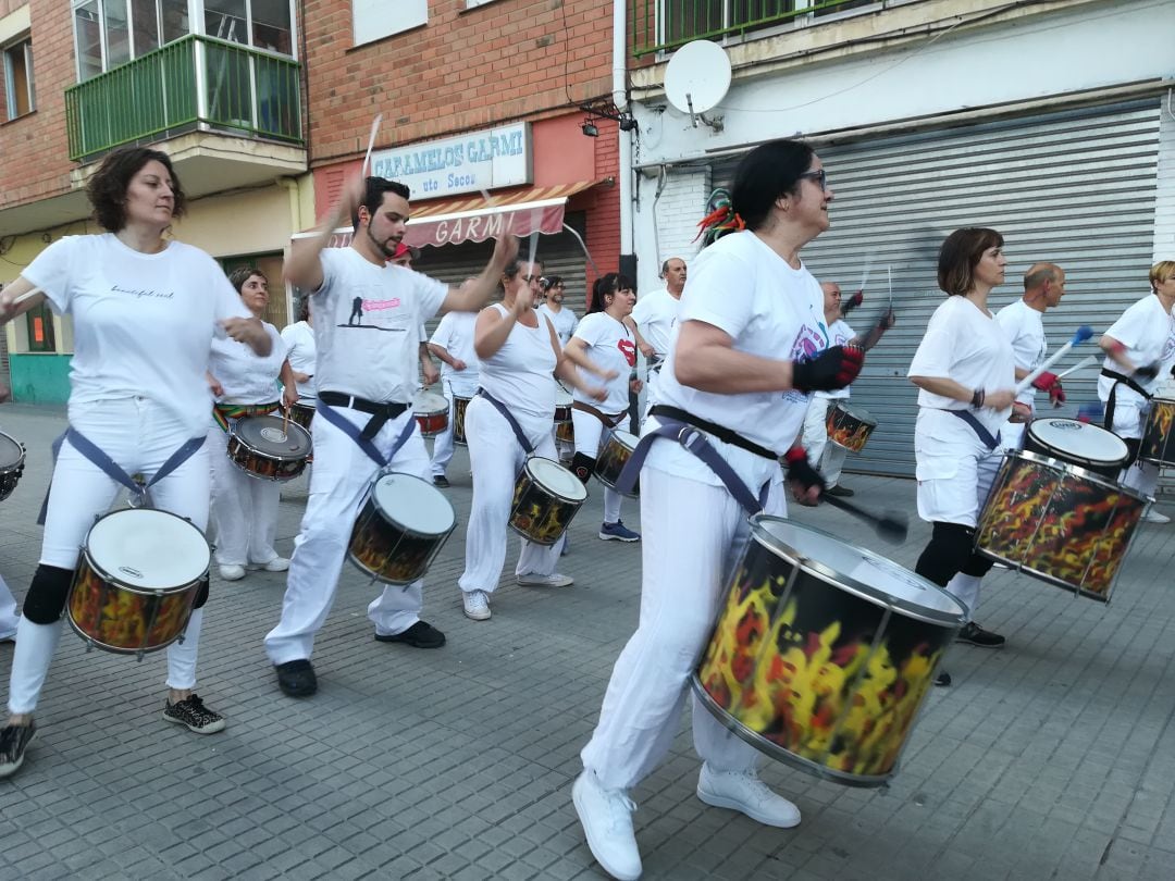 Imagen de otra actuación de este colectivo en Aranda en mayo de este año