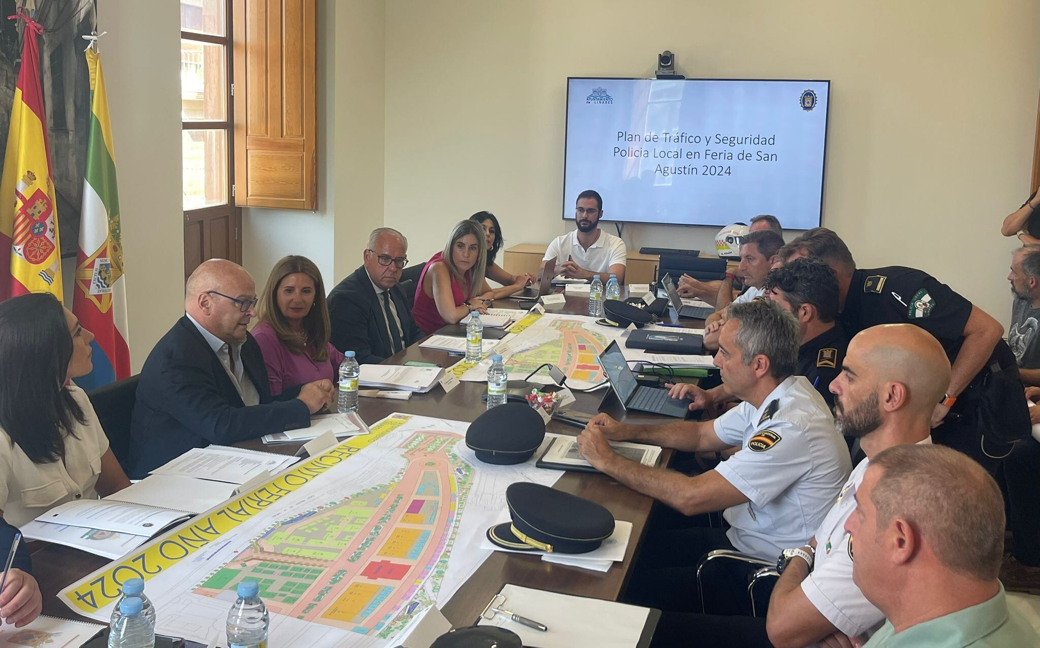 Junta Local de Seguridad Ciudadana en Linares.