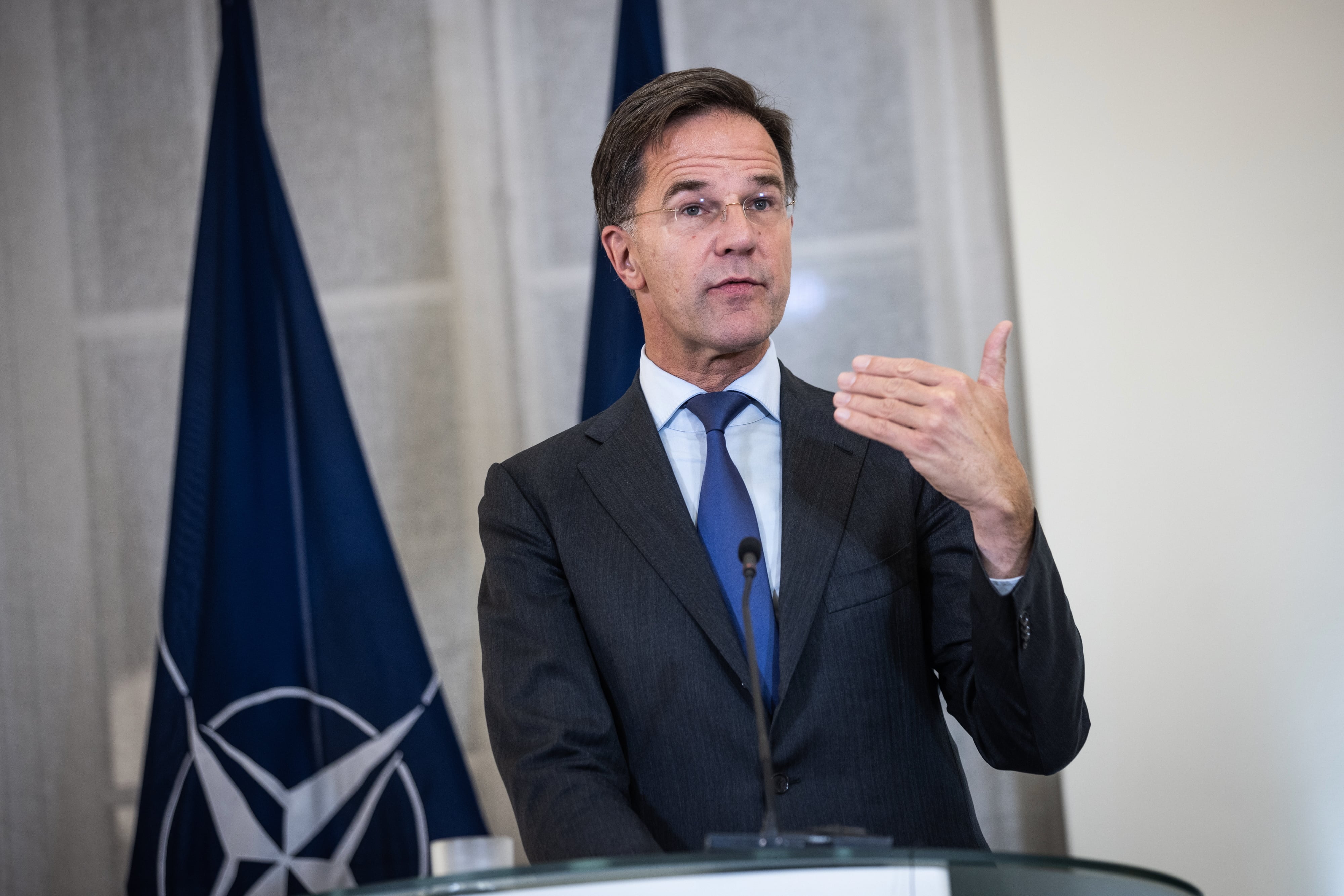 El secretario general de la OTAN, Mark Rutte.