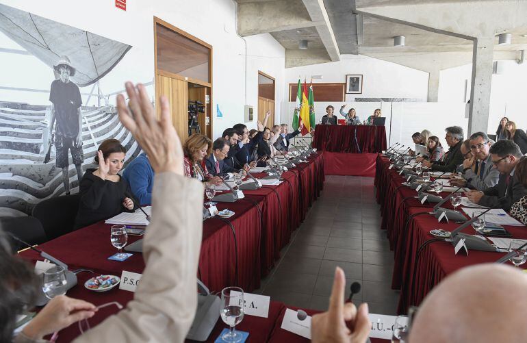Pleno de la Diputación de Cádiz en Barbate