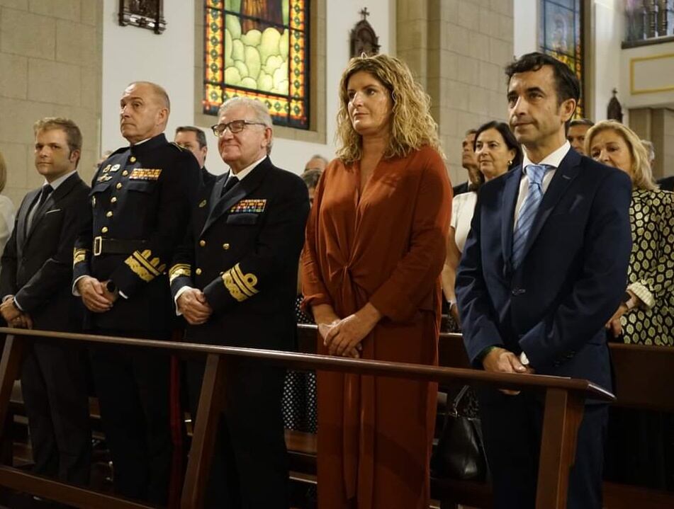 Imagen de archivo de Rey Varela y Ferreiro en el patrón de la Policía Nacional (foto: Concello Ferrol)