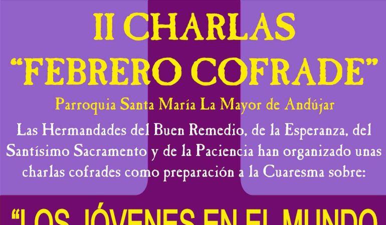 Programa del segundo ciclo de charlas &#039;Febrero Cofrade&#039; en Santa María