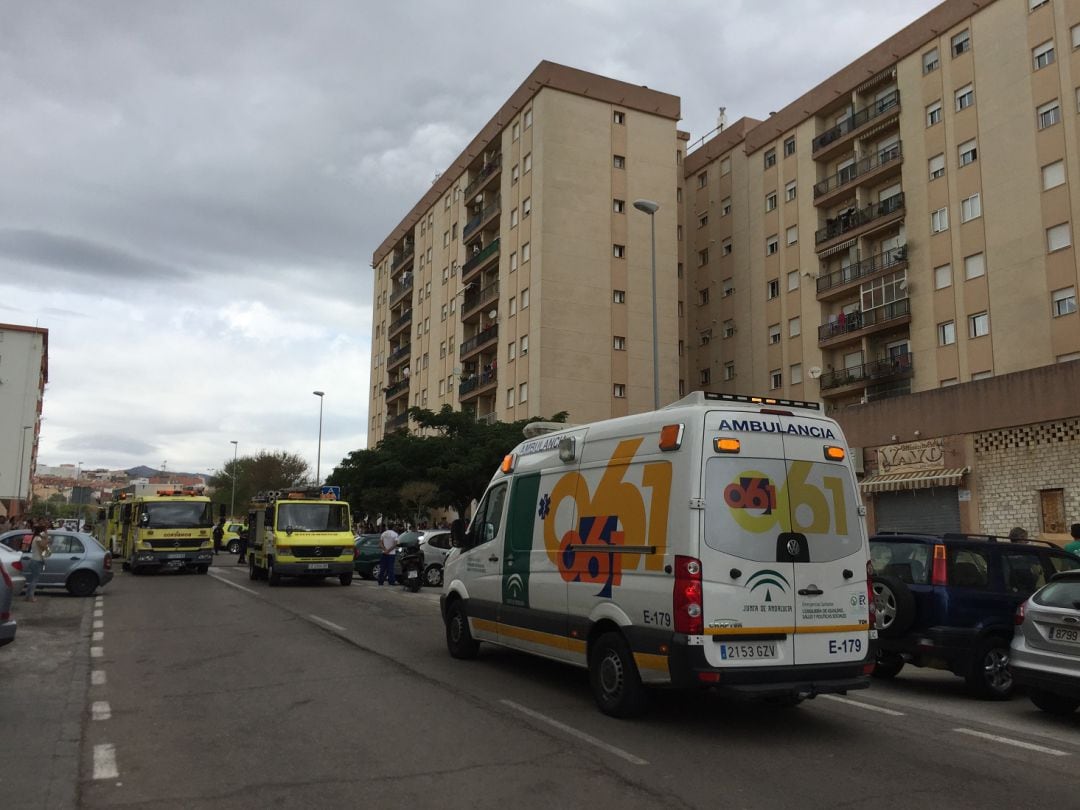El residencial Las Gardenias de la barriada de El Saladillo de Algeciras.