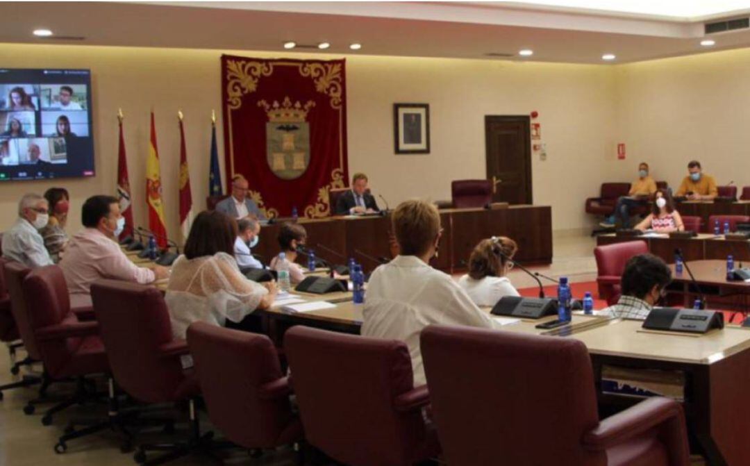 Imagen de archivo de un Pleno del Ayuntamiento de Albacete