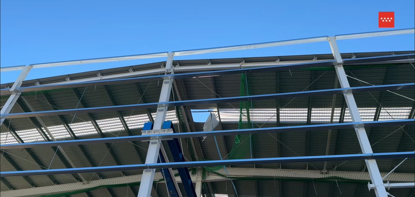 El suceso ocurría en el techo de una nave de la Calle del Castaño en Ciempozuelos