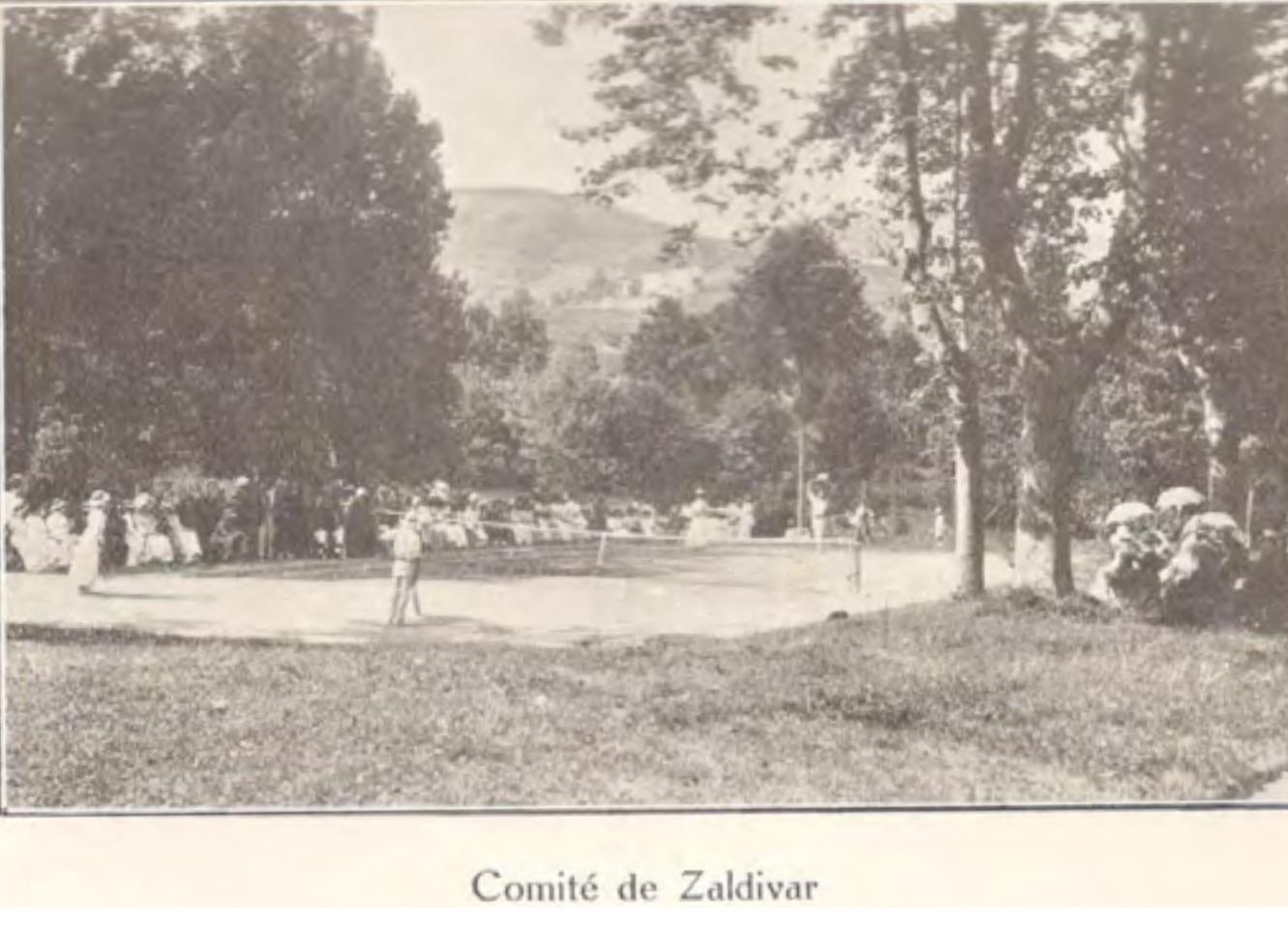 Imagen del libro &#039;Una historia visual del tenis en Euskadi&#039;