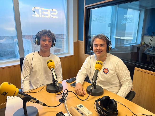 Víctor García y Álvaro Aznar en Hoy por hoy Cartagena