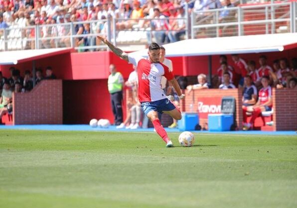 Tomás durante el partido