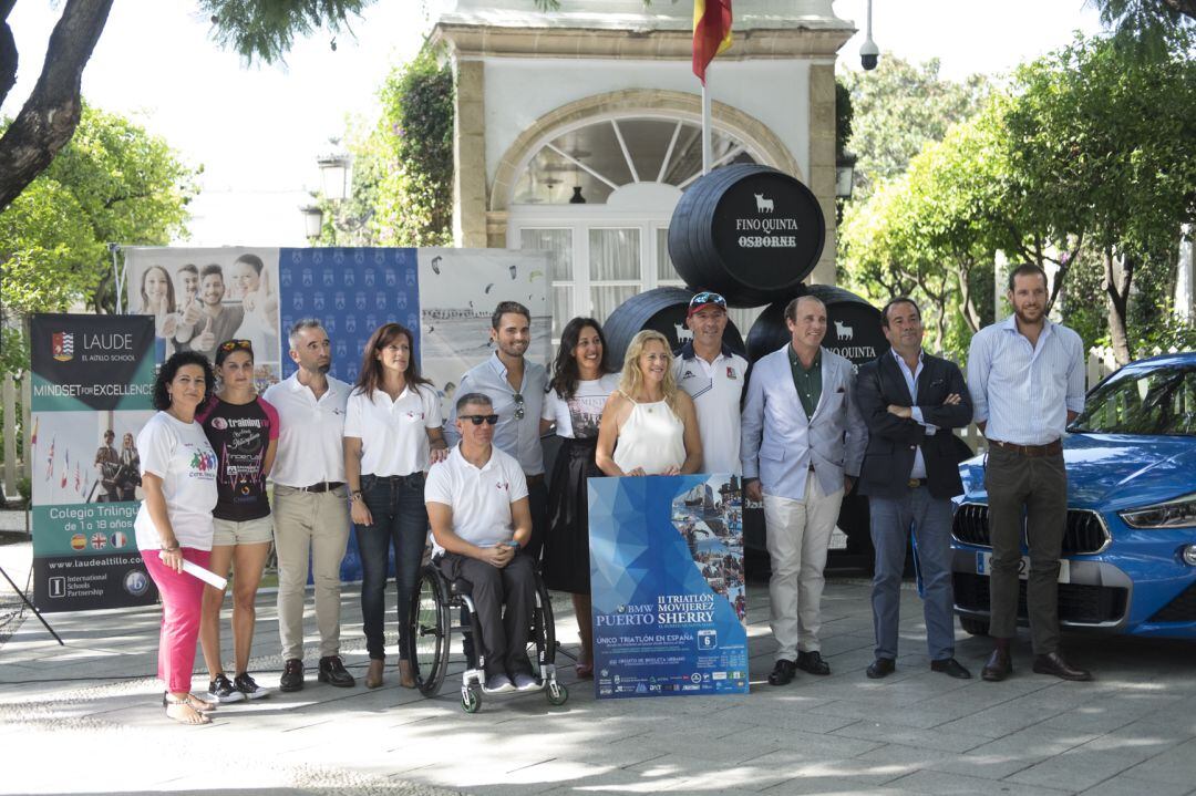 El tratlón se presentó el martes en las bodegas Osborne de El Puerto de Santa María