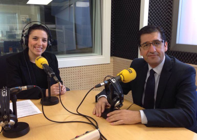 José Manuel Caballero durante la entrevista en "Hoy por Hoy Ciudad Real y provincia"