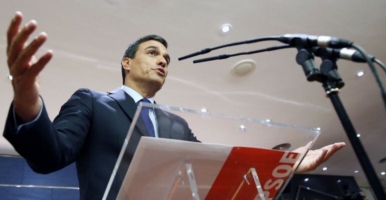 El secretario general del PSOE, Pedro Sánchez