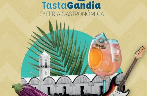 Parte del cartel de la segunda Feria Gastronómica &#039;Tasta Gandia&#039;