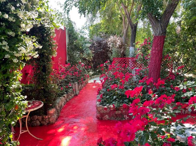 Sorprendente rincón del Jardín alquimico en Uclés (Cuenca)