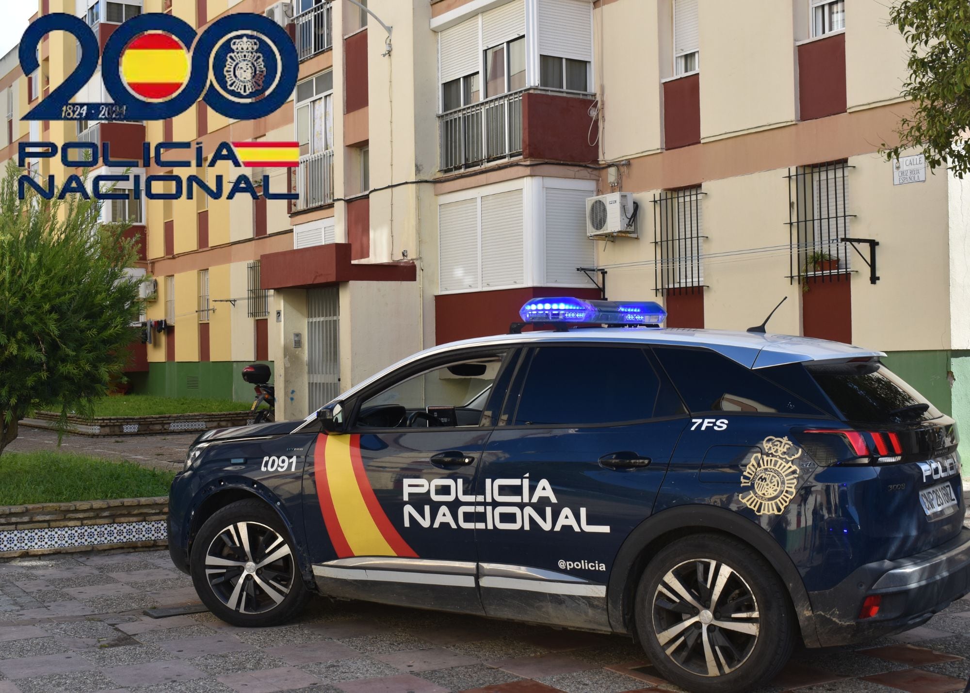 Vehículo de la Policía Nacional de Jerez