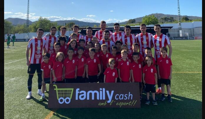 Jugadors de la pedrera de L'Olleria en una foto inicial del primer equip