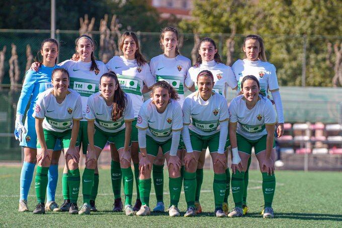 El once titular del Elche Femenino que venció 0-1 al Real Murcia