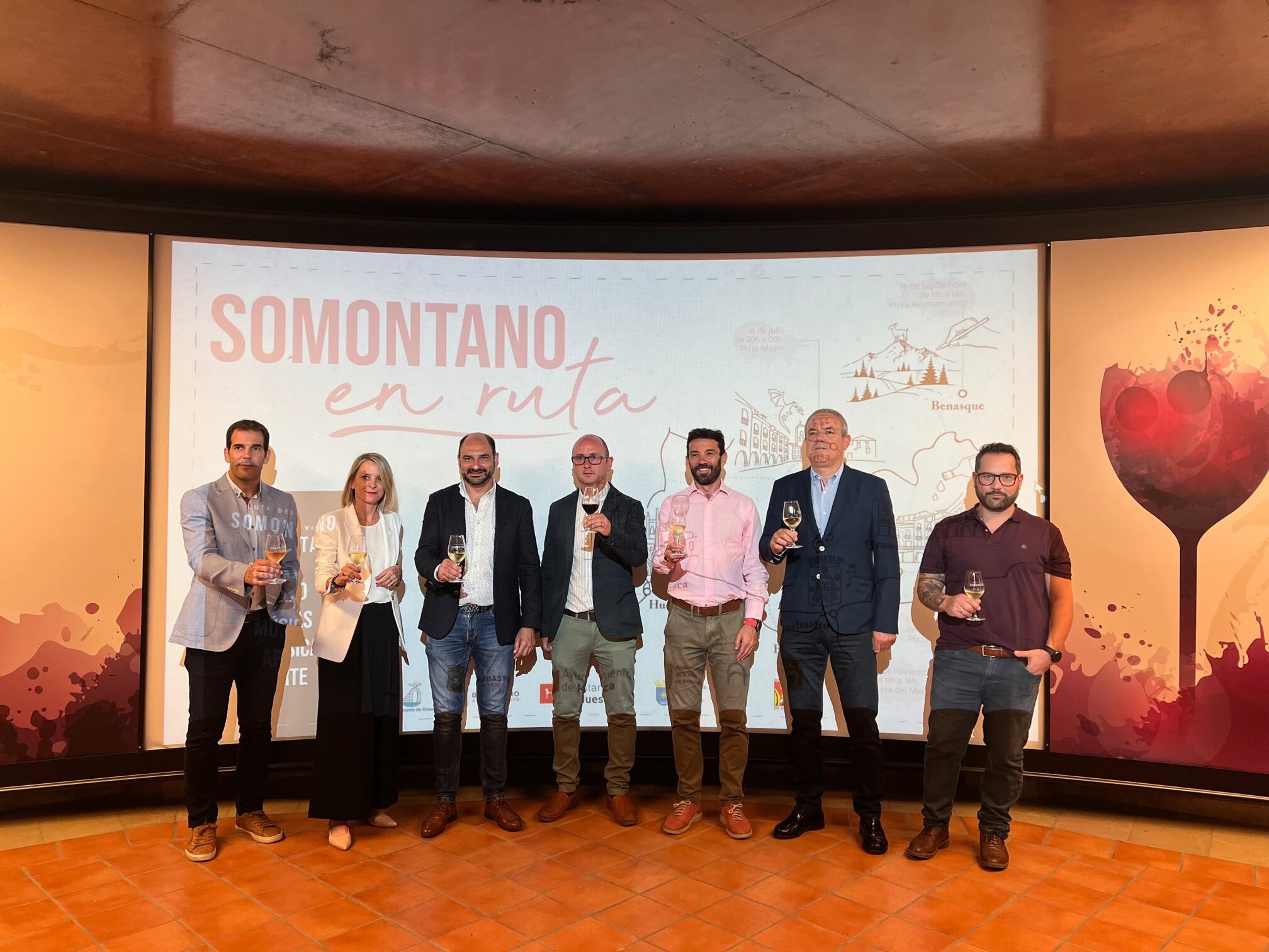 Presentación de Somontano en Ruta