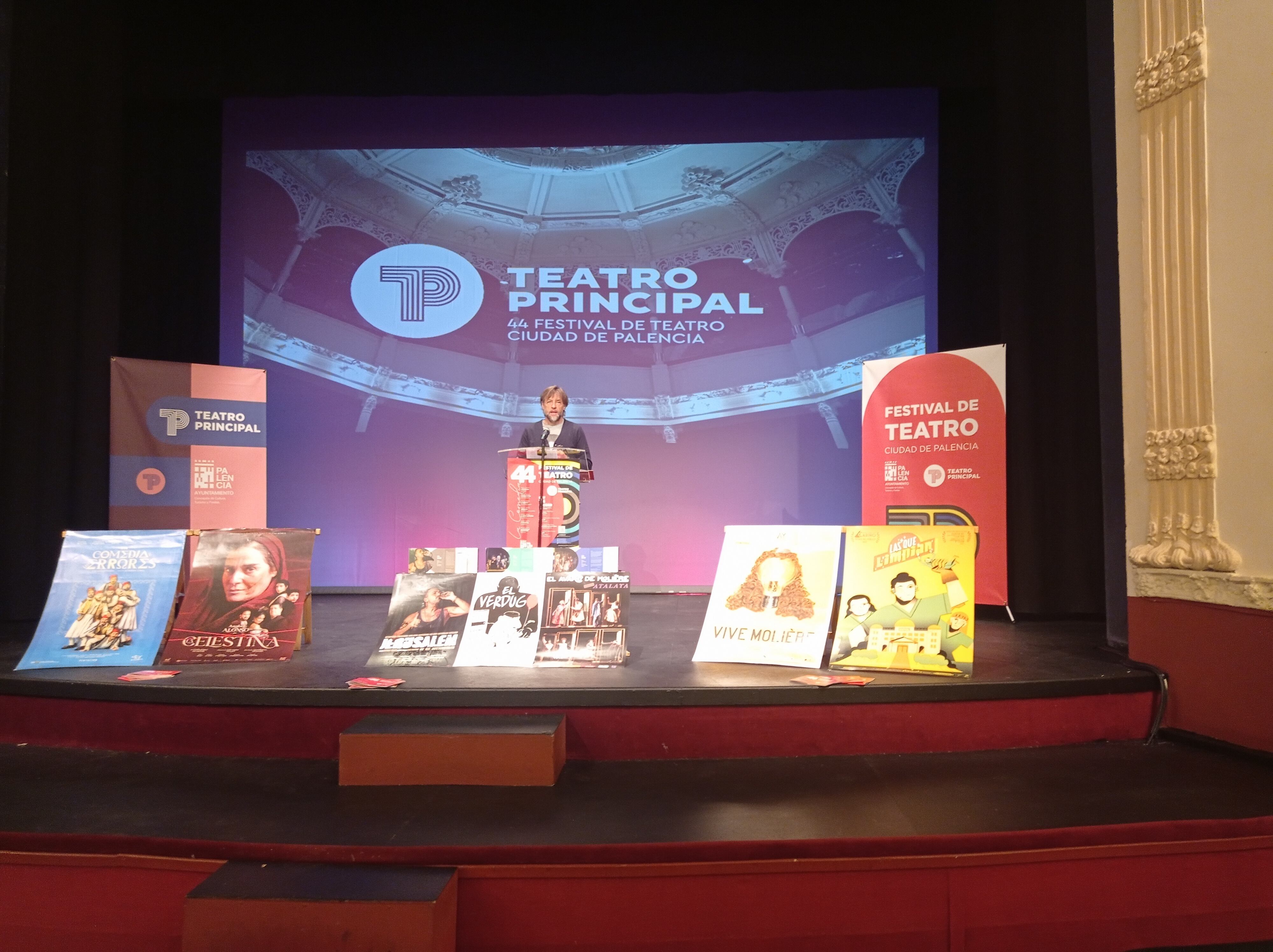 El concejal de Cultura Fran Fernández presenta el 44 Festival de Teatro Ciudad de Palencia