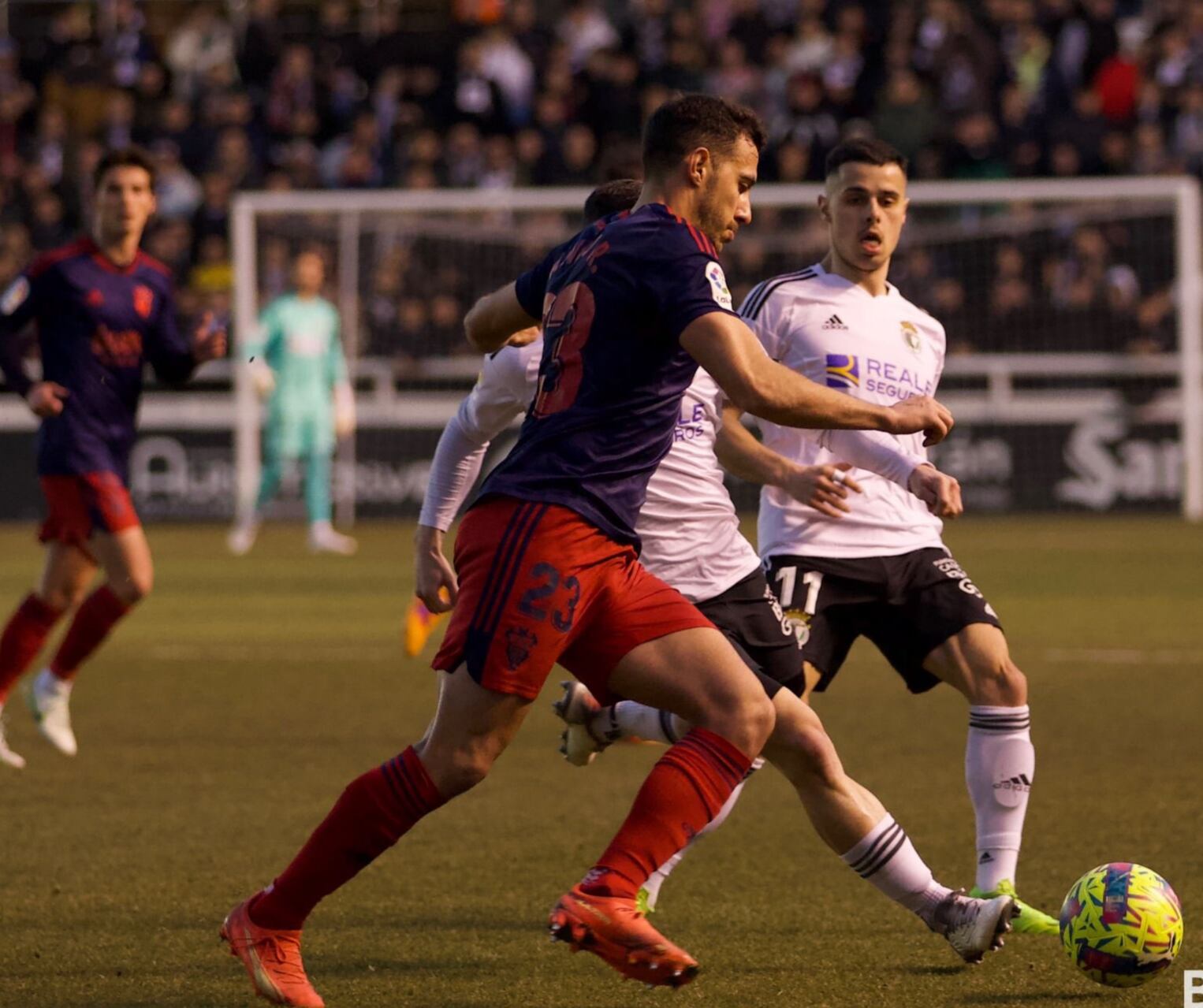 Partido disputado entre Burgos y Albacete