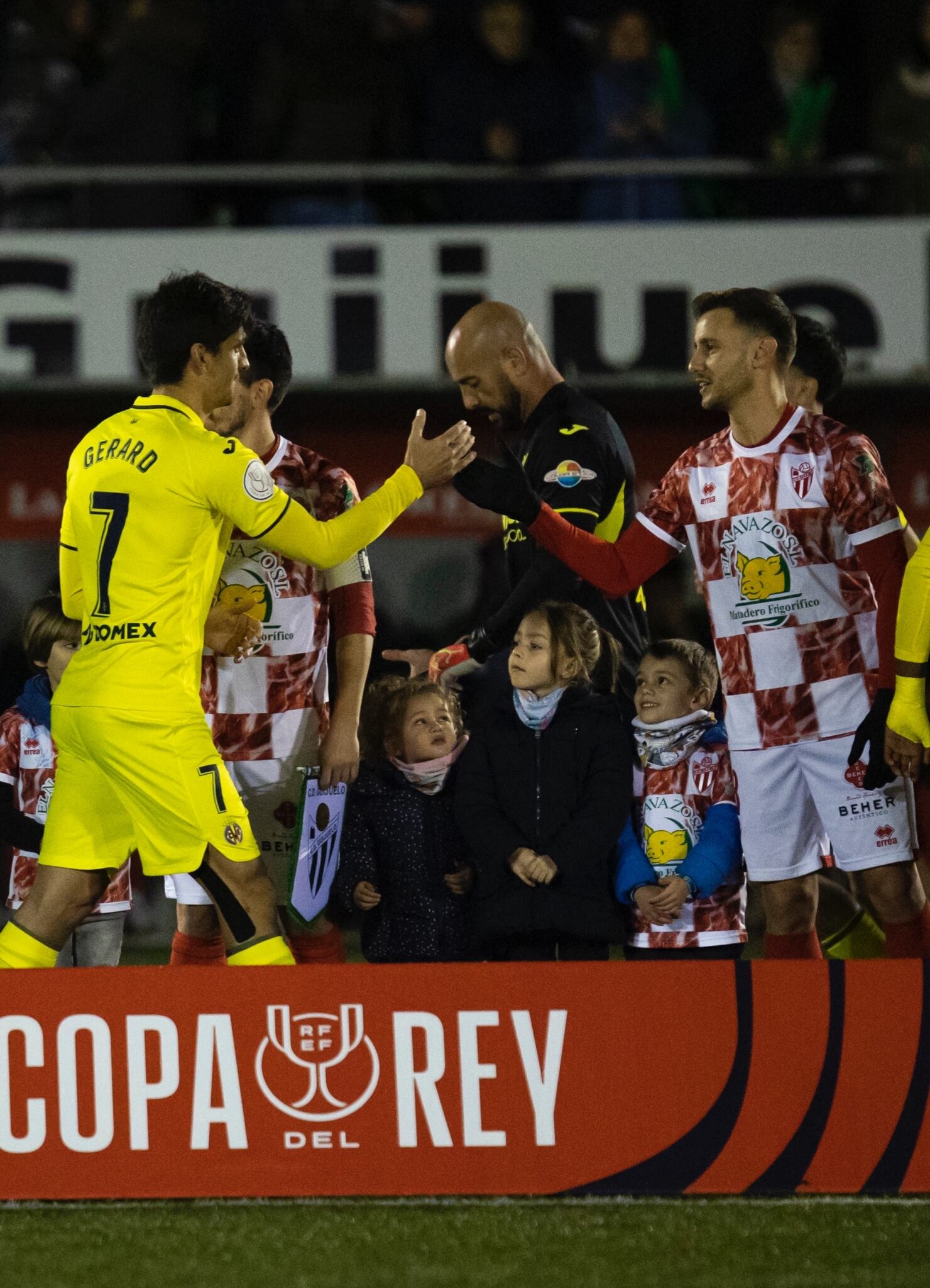Carmona durante el partido de Copa ante el Villarreal