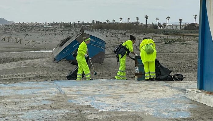 Imagen de los trabajos