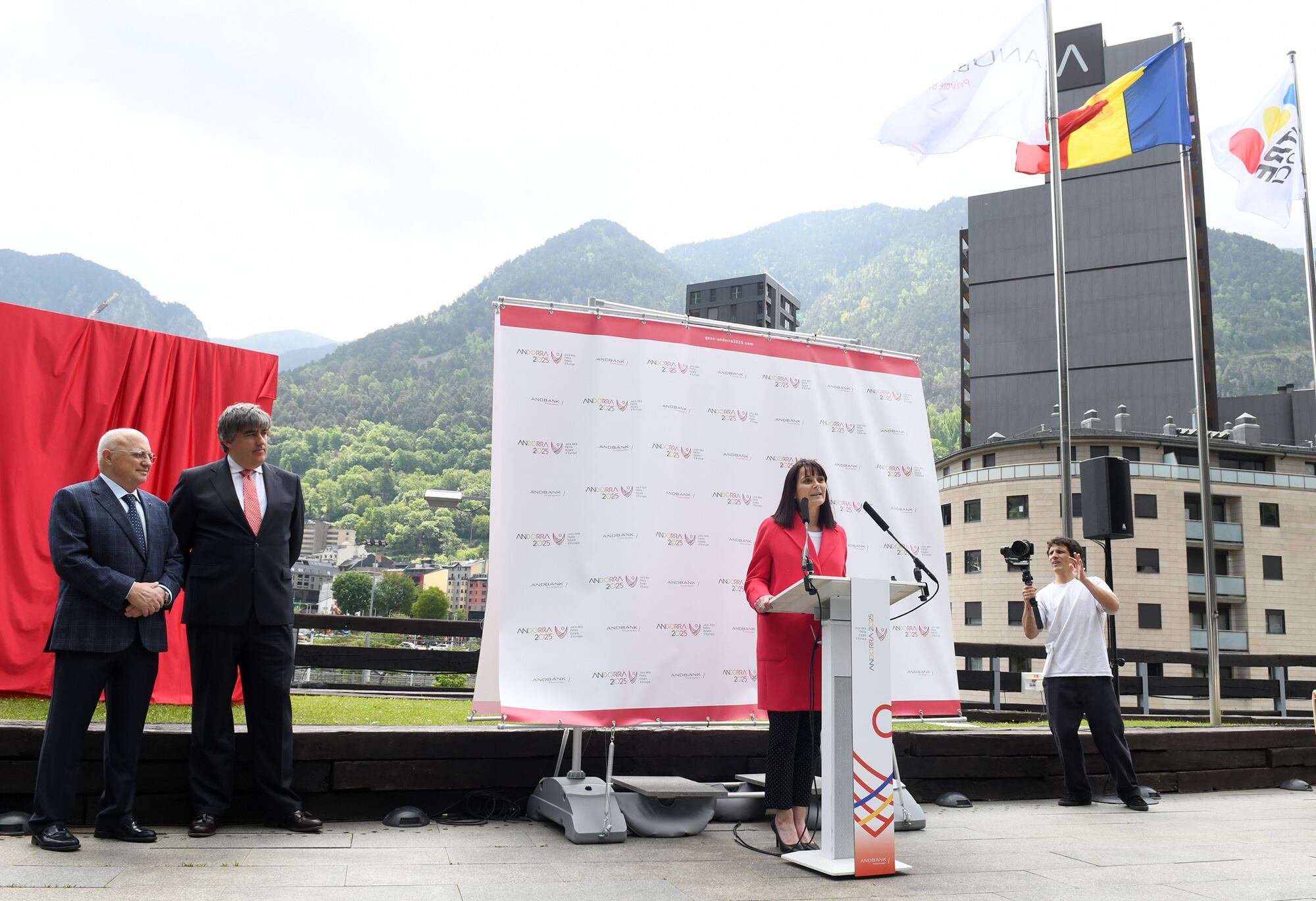 La ministra d'Esports, Mònica Bonell, ha presidit l'acte que marca que queden 365 dies per celebrar els Jocs dels Petits Estats a Andorra