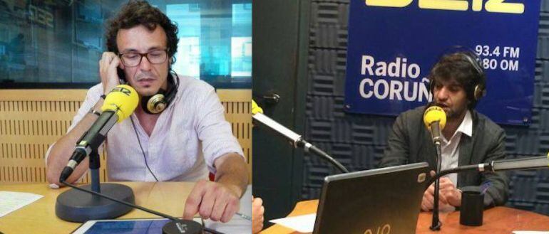 Los alcaldades de Cádiz y Ferrol en los estudios de la Radio