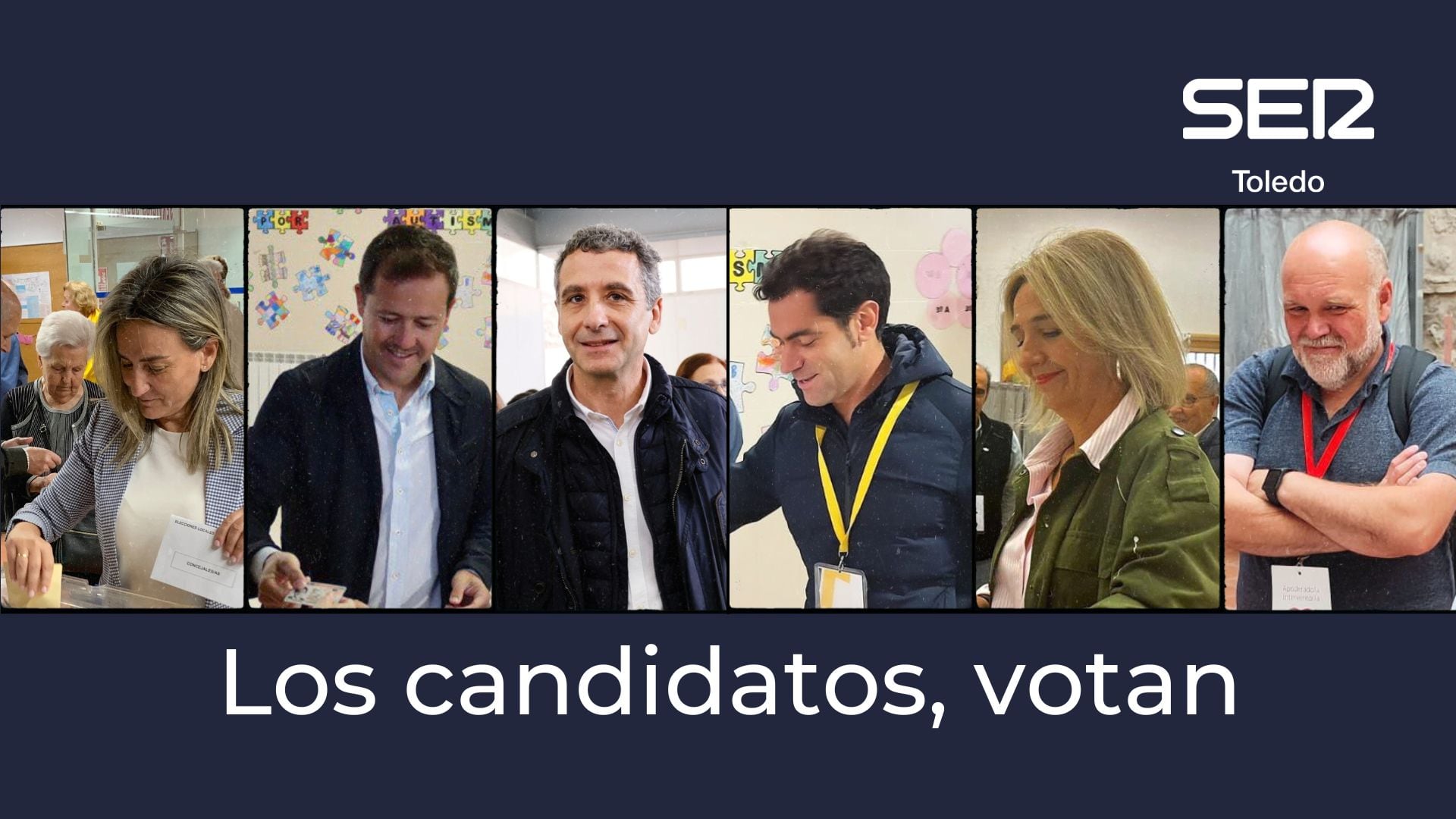 Los candidatos a la alcaldía de Toledo, votan