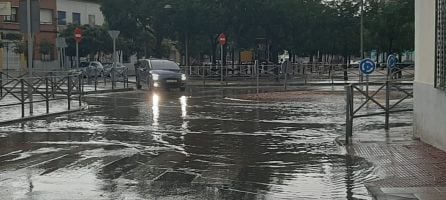 Balsa de agua en la Plaza del Arenal