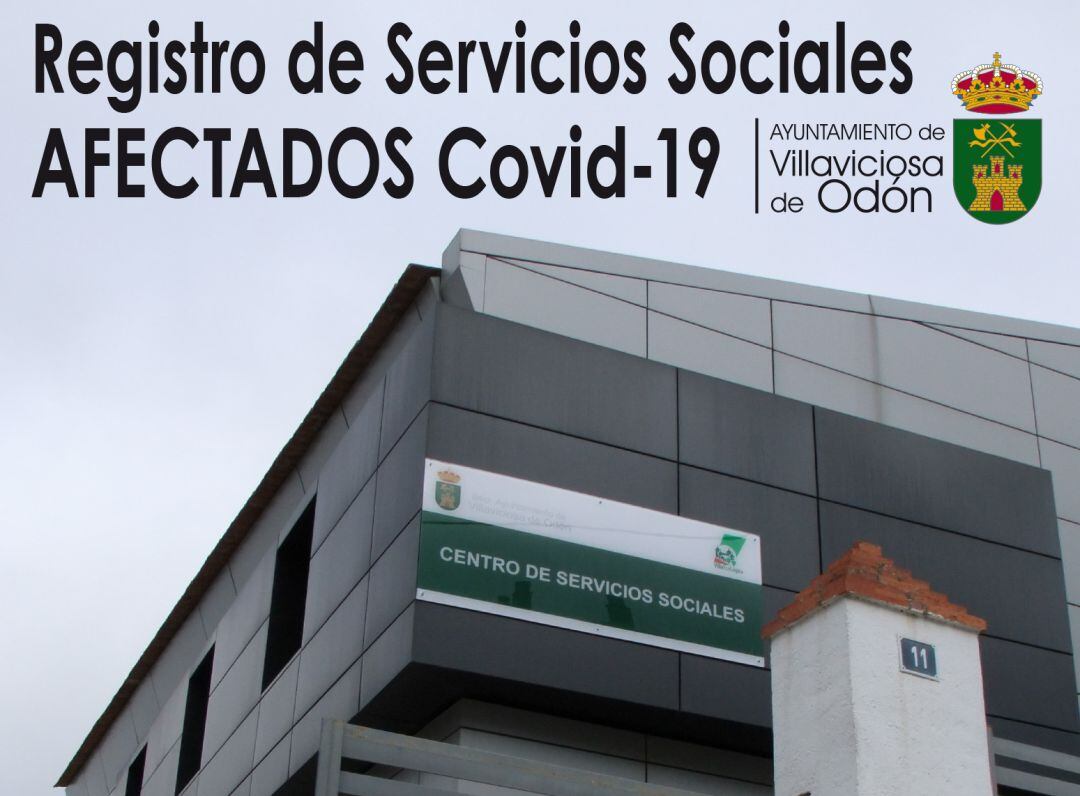 Fachada del Centro de Servicios Sociales de Villaviciosa de Odón