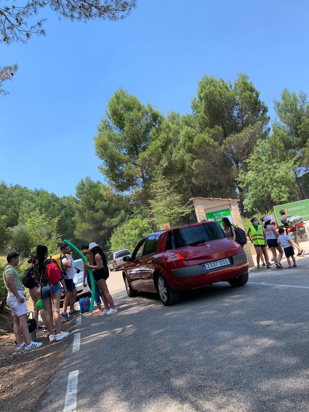 Gran afluencia de gente en Las Chorreras