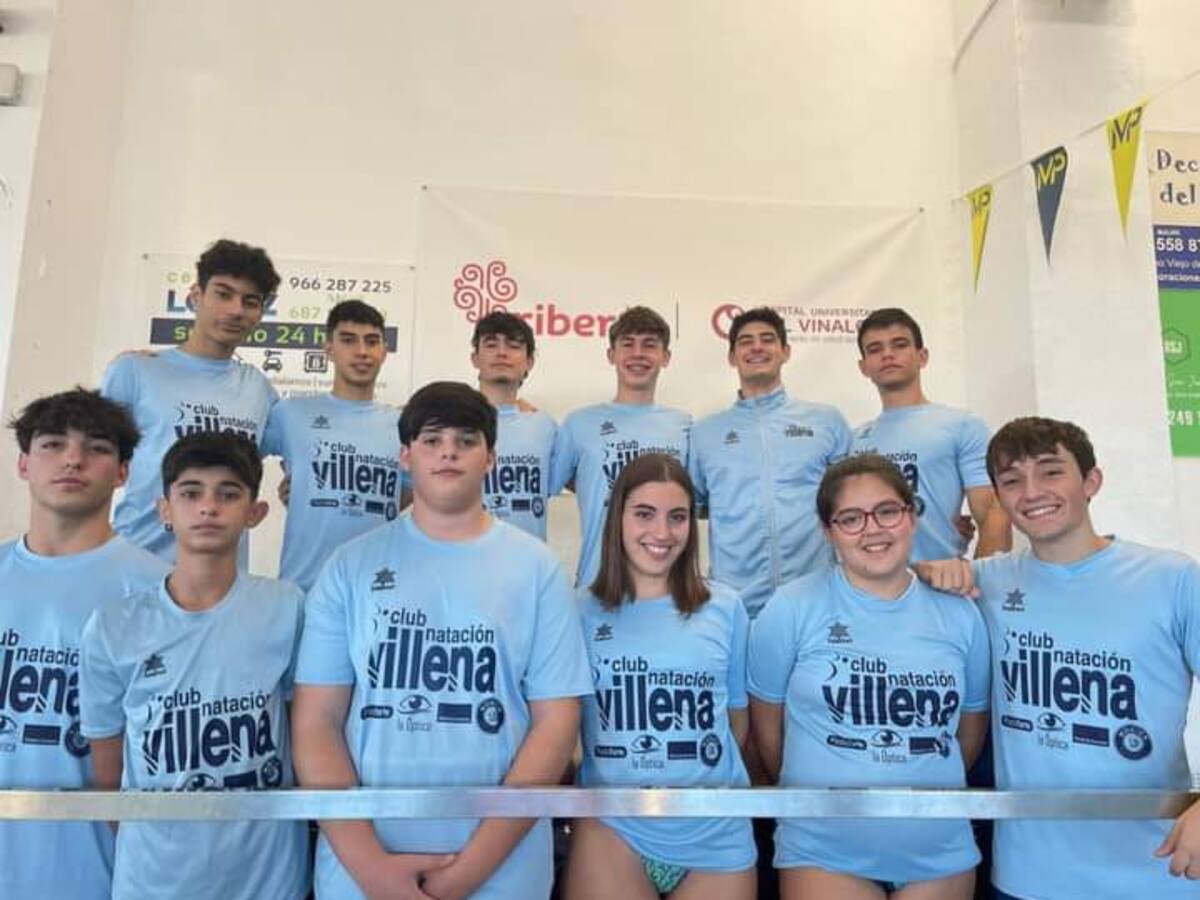 Mínima nacional para el Club Natación Villena en el primer control junior y absoluto