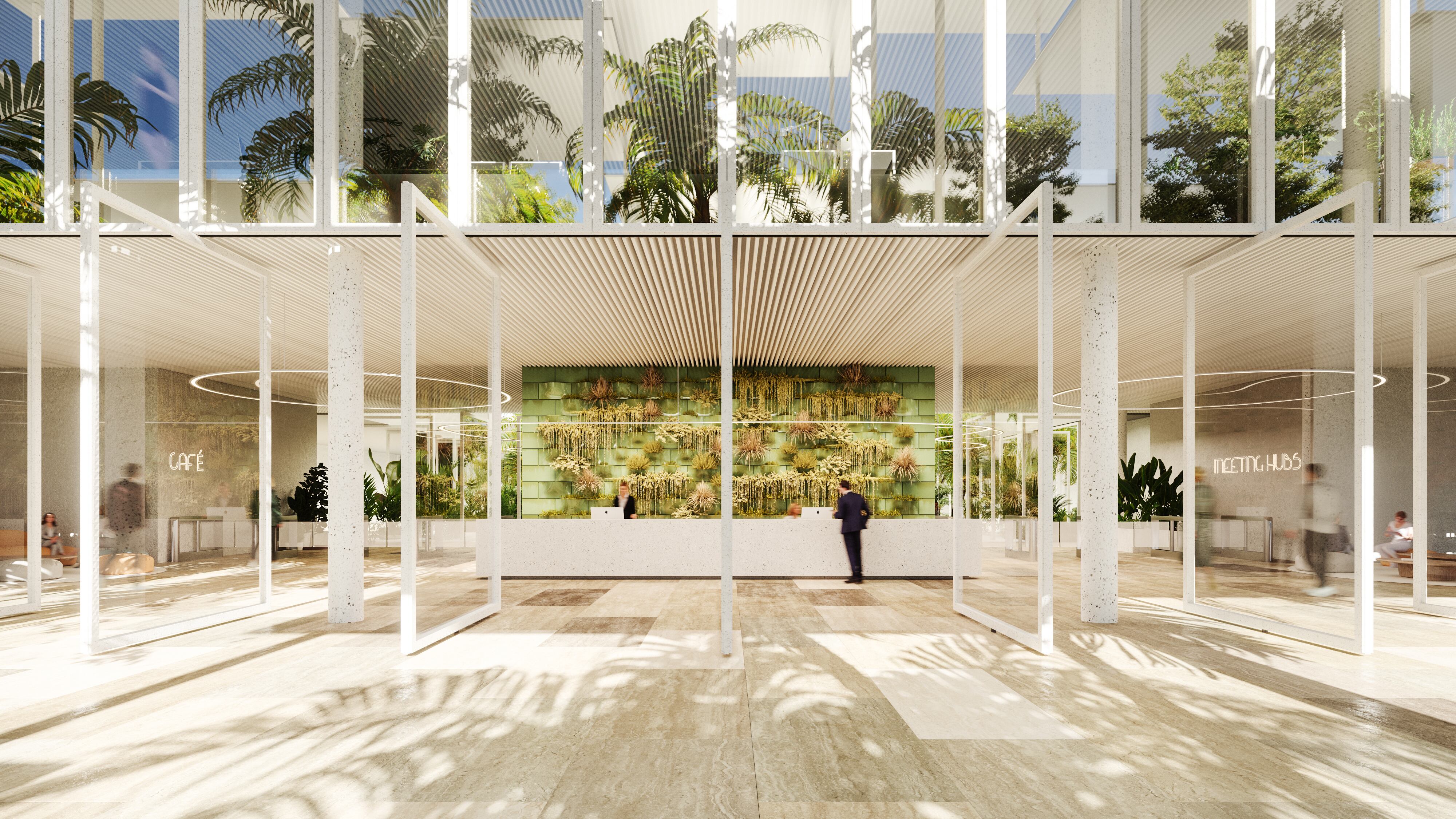 Maqueta del lobby del Centro Común de Investigación