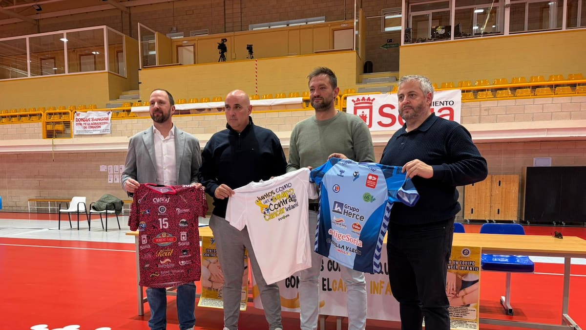 Sergio Corredor (Sporting Santo Domingo) - El voleibol soriano se une por Vera y contra el cáncer infantil