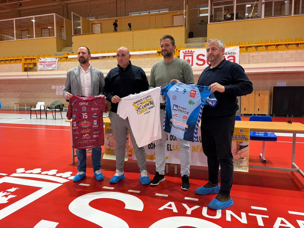 El voleibol soriano se une por Vera y contra el cáncer infantil