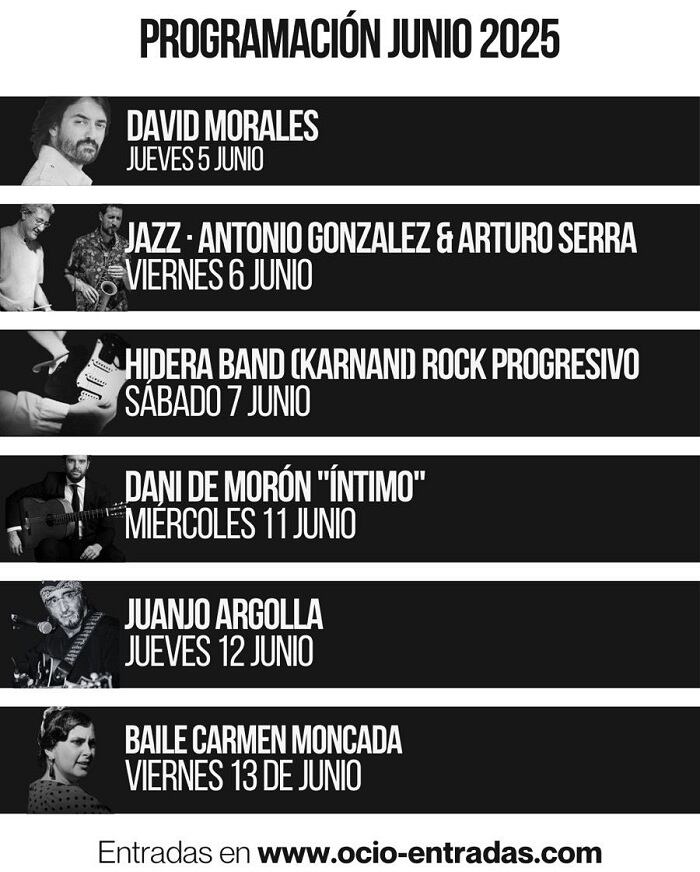 Programación para el mes de junio