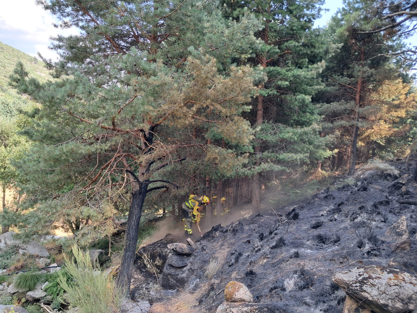 Incendio Valle del Tiétar (Ávila)./BRIF Lubia
