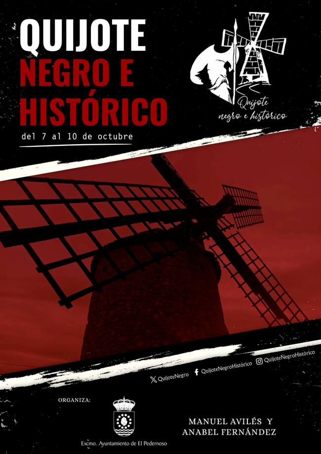 Cartel de 'Quijote negro e histórico'