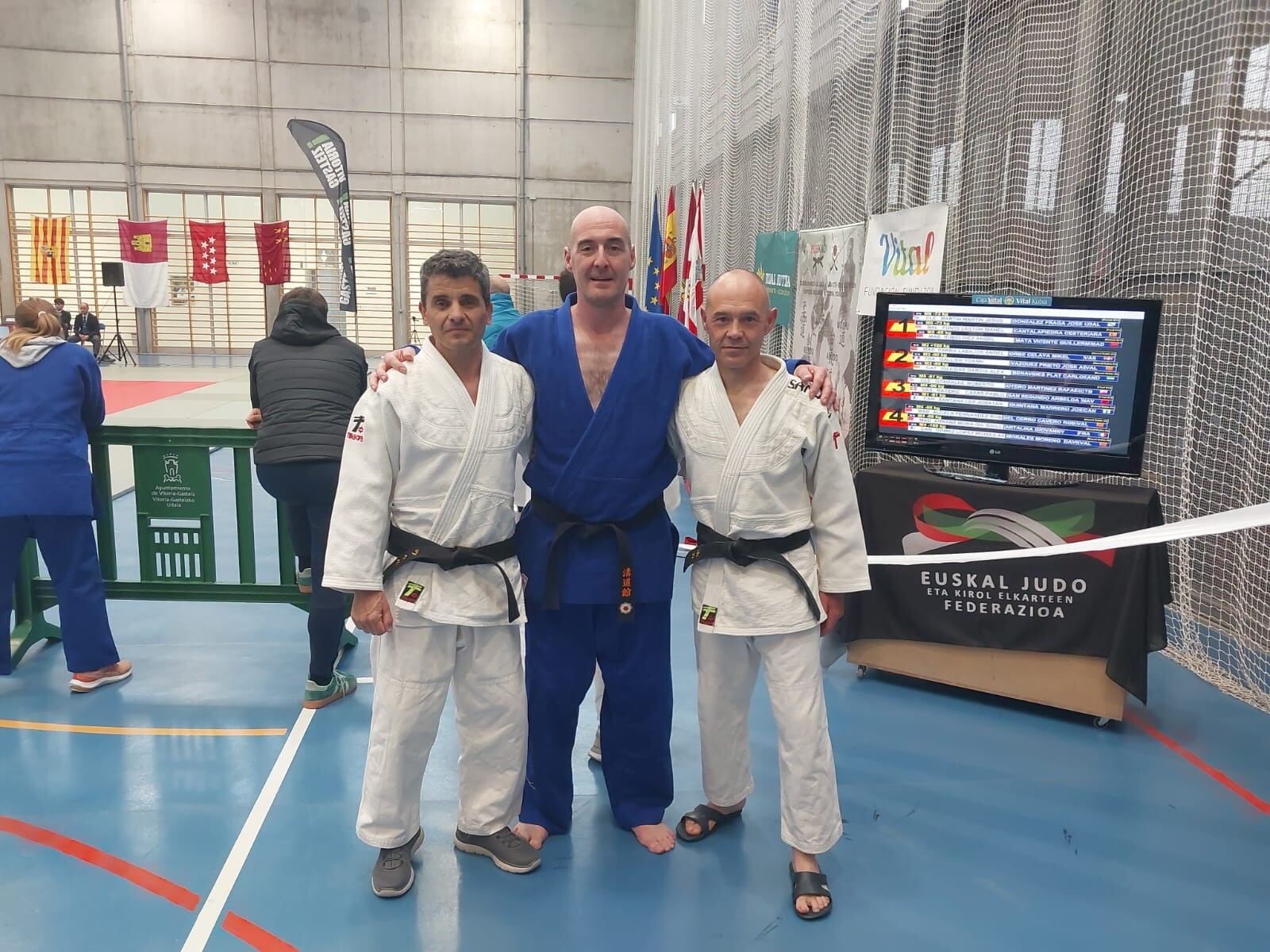 Veteranos del club Samurai de Judo