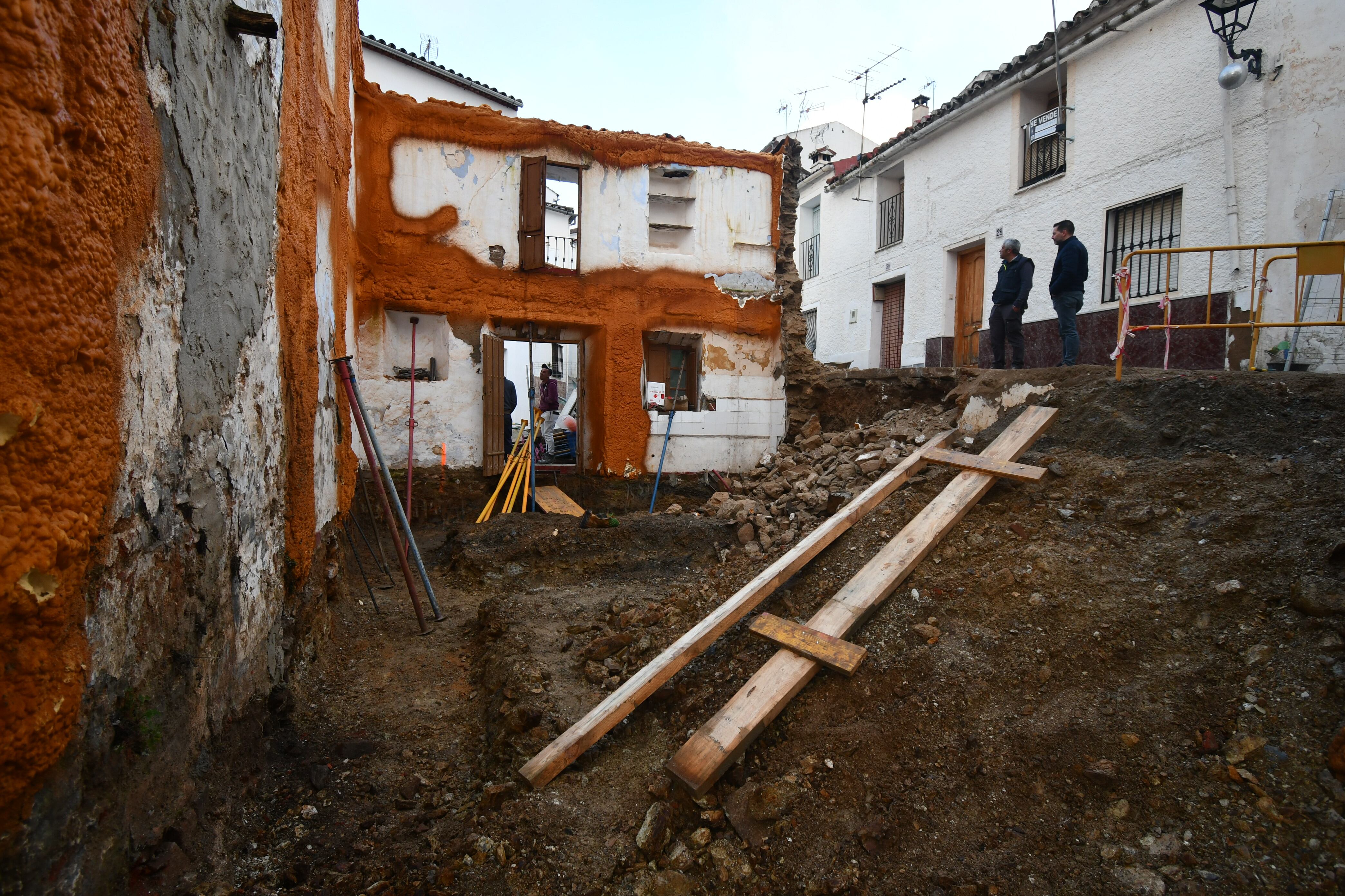 Los trabajos están sufragados por parte de la Junta de Andalucía, la Diputación de Málaga y el consistorio cartajimeño