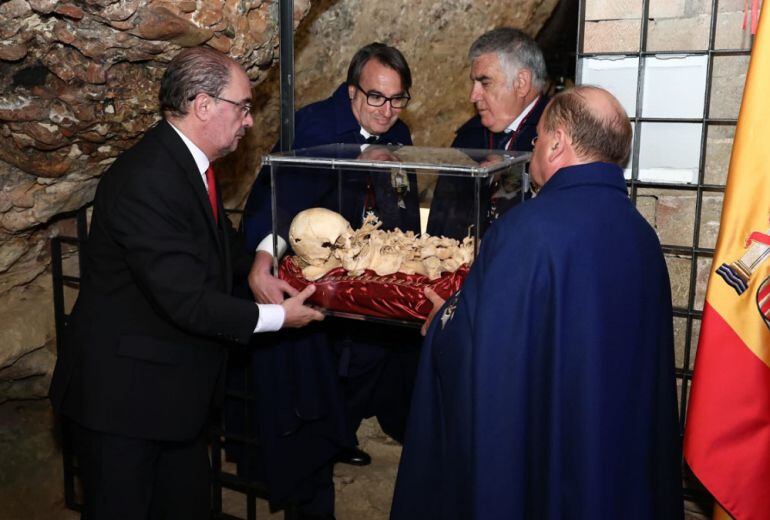 Reinhumación de los restos del Linaje Real de Aragón en el Panteón del Monasterio de San Juan de la Peña 