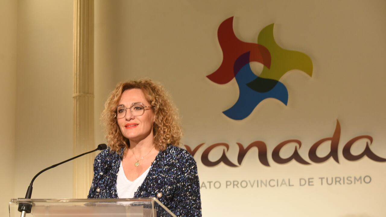 Marta Nievas, diputada provincial de Turismo de Granada en la sede del Patronato de Turismo