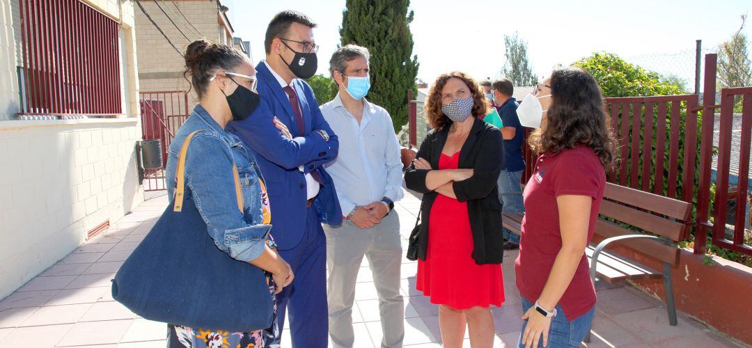 Visita de Arranz y Sotos al CEIP Federico García Lorca