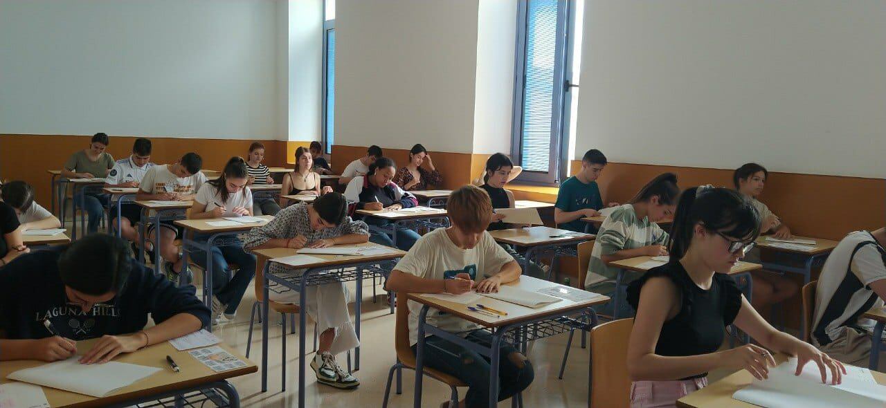 Examen de la Evau en el Campus de Huesca