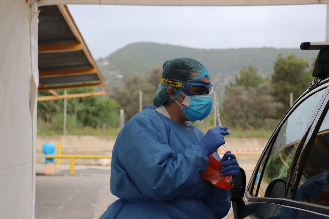 Punto de recogida de muestras en Can Misses