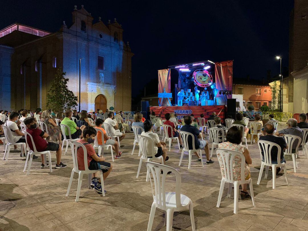 Aspecto que presentaba uno de los actos culturales celebrados el pasado verano en La Seca