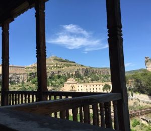 Vistas desde el antiguo comedor del mesón, ahora nueva sala del museo.